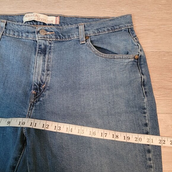 Vtg Levi's Jeans 16 L Nouveau 515 Bootcut High Rise Medium Light Western Y2K - Picture 6 of 10